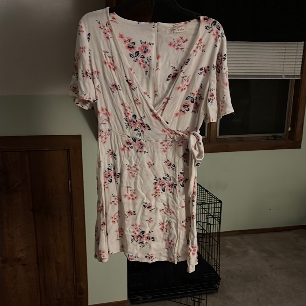 Floral Wrap Dress